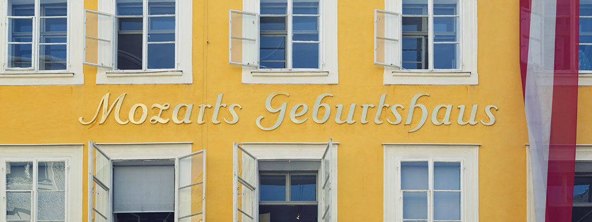 Ausflugsziel Mozart Geburtshaus, Salzburg